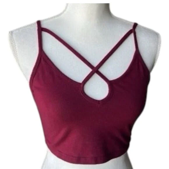 Streetwear Society Tank Top Maroon Size M - Picture 6 of 6